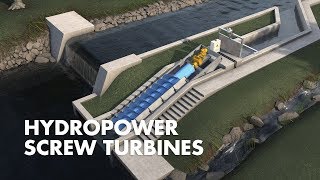 Hydropower Screw Turbines  How it works [upl. by Animor]