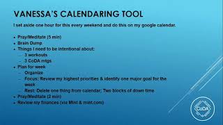 quotConsciousness Through Calendaringquot  Workshop by Vanessa C [upl. by Eronel]