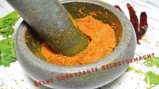 THAI GELBE CURRYPASTE SELBSTGEMACHT MIT VERLOSUNG [upl. by Golliner]