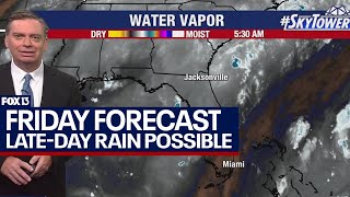 Tampa weather  lateday rain anticipated [upl. by Penn]