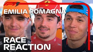 Drivers Reaction After the Race  2024 Emilia Romagna Grand Prix [upl. by Eloc]