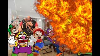 Wario and friends dies from a nuclear annihilation after 5 minutes has been upmp3 [upl. by Attelocin]