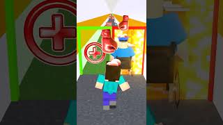 New PUNCH and KISS Run Challenge  Herobrine vs Barry [upl. by Cyrilla]