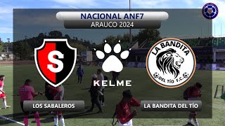 LOS SABALEROS VS LA BANDITA DEL TÍO  TORNEO NACIONAL ARAUCO 2024 [upl. by Nevai]