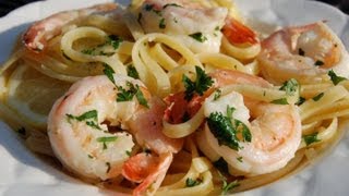 Pasta Recipe EASY Shrimp Scampi by Everyday Gourmet with Blakely [upl. by Craggie]