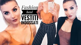 Haul Vestiti Indossati Zara Asos Mango  Clothing Shopping FW 2017  2018 [upl. by Faina]