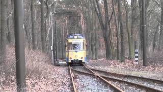 Woltersdorfer Straßenbahn Abfahrt Rahnsdorf [upl. by Pomfret]