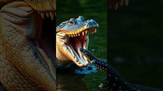 🐊 Alligator vs Burmese Python Showdown 🐍 fypp facts bear popular animals bearfight wildlife [upl. by Beatrisa]