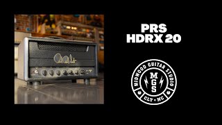 PRS HDRX 20  20watt Tube Amp Head Demo [upl. by Ozen]