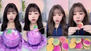 SOLO  ASMR ICE EATING  FREEZER FROST ICE  WHITE ICE  FLAVOURED ICE  ICE EATING🧊 [upl. by Nannie726]