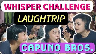 WHISPER CHALLENGE with CAPUNO BROTHERS GLESTER CAPUNO JAPET LEO CAPUNO JEROME CAPUNO and cousins [upl. by Anitselec412]