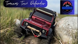 Traxxas TRX4 Defender on the trail [upl. by Bury223]