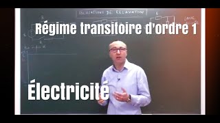 MPSIPCSI Electrocinétique Régime transitoire dordre 1 Oscillations de relaxation [upl. by Ayeki606]