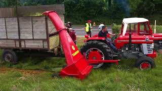 Silage 2022 Old school vintage roll back the years Ballygurteen [upl. by Einhapets]