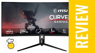 MSI Optix MAG342CQR Epic Curved Gaming Monitor Review [upl. by Haldes545]