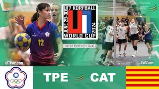 U17 Korfball World Cup 2024  Chinese Taipei  Catalonia [upl. by Richter]