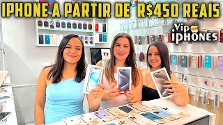 IPHONE A PARTIR DE R450 REAIS  VIP IPHONES SANTA EFIGÊNIA [upl. by Ecilayram]