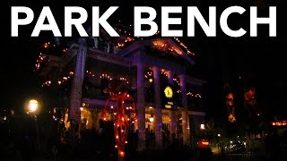 Disney Park Bench  Haunted Mansion Queue  Haunted Mansion Holiday [upl. by Akenit]