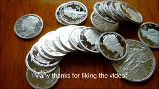 APMEX Mercury Dime Silver Rounds  Wow [upl. by Melc170]