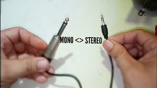 Menyambung Jack MONO TO STEREO dengan Benar [upl. by Moorefield494]