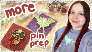 More Enamel Pin Prep 🔴 LIVE [upl. by Fine502]