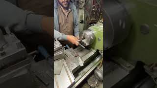 Taping Process in Threads Cleaning shortvideos automobile machinary lathechuck [upl. by Ameg]