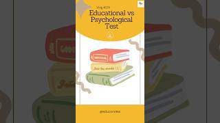 Educational vs Psychological Test Assessment for Learning  Assessment of the Learning Process 🏷️ [upl. by Ramsey]