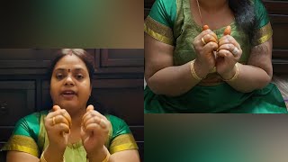 Prasanna Mudra Urasu Mudra  Mudra for hair growth Tamil Kadambari Murugan [upl. by Heaps]