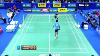 TAUFIK VS POSANA 2010 FRENCE FINAL highlight [upl. by Amalea]