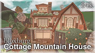 Bloxburg  Cottage Mountain House Speedbuild exterior [upl. by Sanchez]