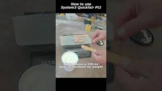 How to use System3 Quikfair Fairing Compound Pt2 Measuring shorts [upl. by Llenyaj772]