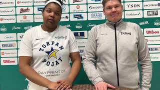 Naisten Korisliiga pressi Honka vs ToPo 232024 [upl. by Neff369]