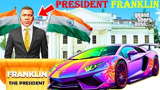 GTA 5  Franklin become THE PRIME MINISTER in GTA 5  SHINCHAN and CHOP [upl. by Madigan77]