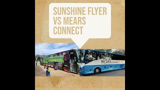 Mears Connect vs Sunshine Flyer  Which bus transportation service is better for Disney World [upl. by Mathis]