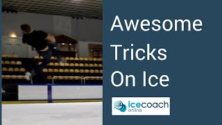 Awesome Ice Skating Tricks [upl. by Watt895]