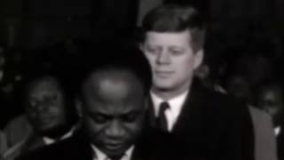 March 8 1961  President John F Kennedys Remarks of Welcome to President Nkrumah of Ghana [upl. by Yecniuq899]