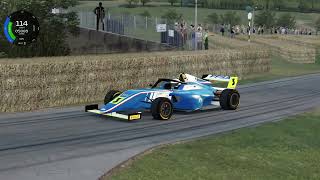 Assetto Corsa F4 car by TATUUS AC Mod in GoodWood Festival Of Speed Hillclimb [upl. by Winthorpe]