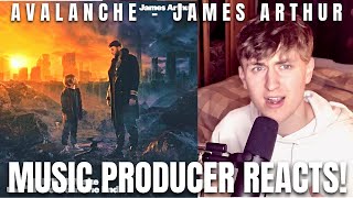 Music Producer Reacts To Avalanche By James Arthur [upl. by Lyrak]