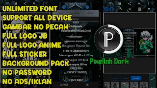 Link Download Pixellab Dark Mod Dark No Password  Full Logo JB  Support All Device  Terbaru [upl. by Annairb]