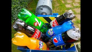 SHREDDING SIX ROCKET COLA AT THE SAME TIME  SUPER V6 EXPLOSION EXPERIMENT [upl. by Atinhoj9]