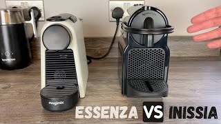 Nespresso Essenza Mini VS Inissia  Which is Best  Cheap Coffee Machine Reviews  OriginalLine A2B [upl. by Erma636]