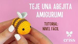 CROCHET TUTORIAL Te enseño a tejer una abejita🐝 [upl. by Dyanne]