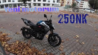 Yeni Motorum CF Moto 250NK [upl. by Leiser]