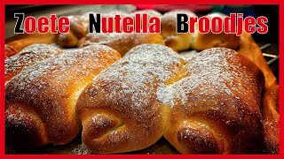 Zoete Nutella Broodjes  KOKEN MET GUNTHER [upl. by Masao]