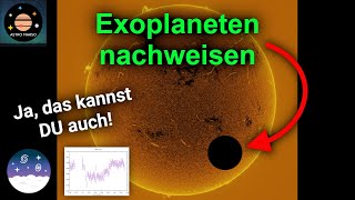 Transit eines Exoplaneten nachweisen mit Lichtkurven in Siril kostenlos [upl. by Mcallister]