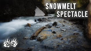 Snowmelt Spectacle 4K MeditationRelaxationSleep Nature White Noise Mill D South Fork River [upl. by Ecinerev]