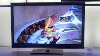 2009 Samsung LCD HDTVs at CES [upl. by Janna25]