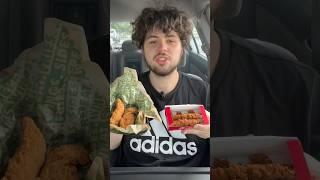 Chickfila Vs Wingstop Chicken Tenders chickfila wingstop foodreview shorts [upl. by Vevina304]