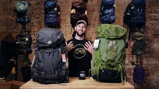 Pre 2022 Gregory Baltoro 65 vs Osprey Atmos AG 65 backpacks [upl. by Ainak]