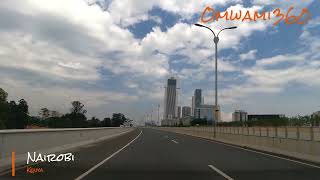 Driving on the Nairobi Expressway from Imara Daima Nairobi Kenya [upl. by Norihs377]